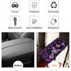 Universal Car Center Console Cushion Pad, Purple Butterfly Soft Waterproof Car Center Console Cover Auto Armrest Seat Box Cover Protector for Most