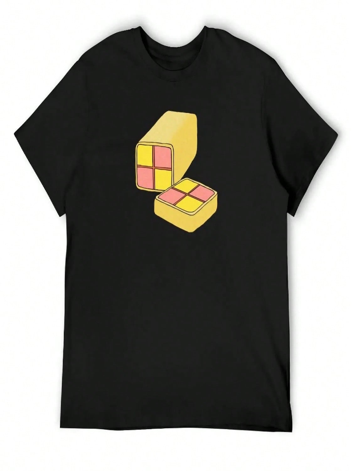 Battenberg Cake T-Shirt Funny T-Shirt Graphic Shirts Vintage Graphic Tee Quick Drying unisex Clothes S разноцветный