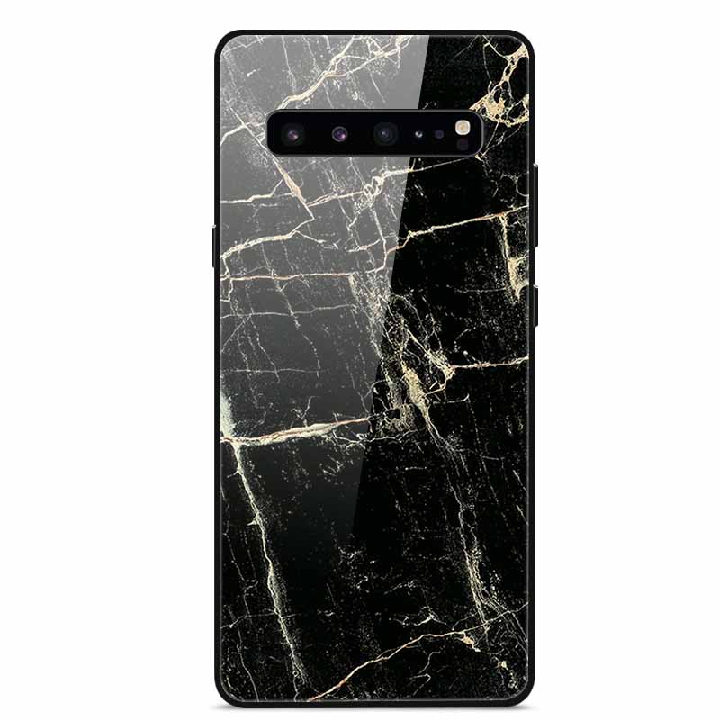 For Samsung S10 5G Case S10e S9 S8 S7 Edge Luxury Tempered Glass Hard Back Cover For Samsung Galaxy S10 Plus Lite TPU Bumper