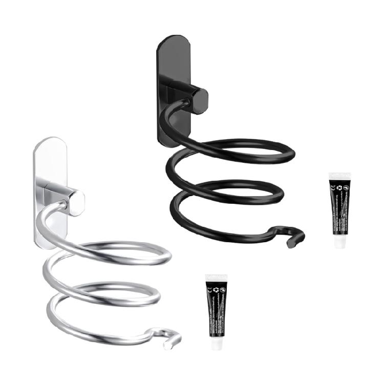 Hairdryer Organizer Blow Dryer Stand Hair Dryer Rack Wall Mounted Hair Care Tool