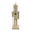 Soldat Casse-Noisette Non Peint Ornement Soldat en Bois Peinture DIY Figurine Soldat Casse-Noisette pour Décor de Noël Cadeau de Fête