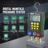 Digital refrigeration pressure gauge, air conditioning temperature detector, multi-function vacuum pressure test tool kit