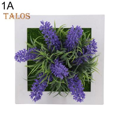 3D Artificial Flower Plant Wall Sticker Frame Living Room Wedding Party Live City Fashion Home Decor