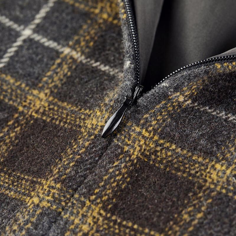 Women's Plaid A-Line Wool-Blend Mini Skirt