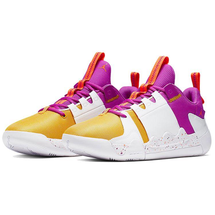 Air Jordan Zero Gravity Amarillo Purple Men Sneakers Orange White Amarillo-Yellow-Cone-Orange-Bright-Purple AT4030-157