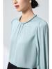 Original Mulberry Silk Stylish Beaded Double-Layer Breathable Top - Versatile Spring Commute High-End Shirt 2026