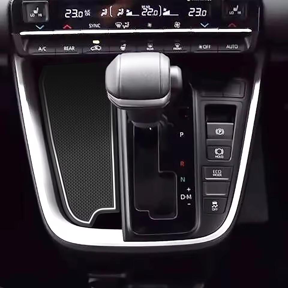 For Toyota Noah Voxy 90 Series Anti-Slip Gate Slot Cup Mat Door Groove Pad Car Interior Accessories