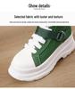 Women's 2026 Autumn/Winter British Style Dr. Martens High-Top Canvas Boots with Thick Sole and Round Toe