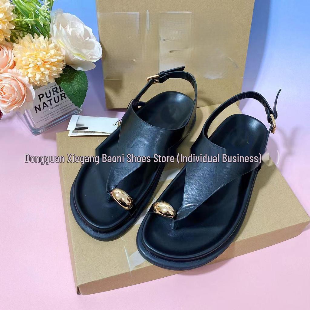 2025 Spring/Summer Non-Slip Breathable Flat Sandals - Versatile, Comfortable African Style Women's Shoes