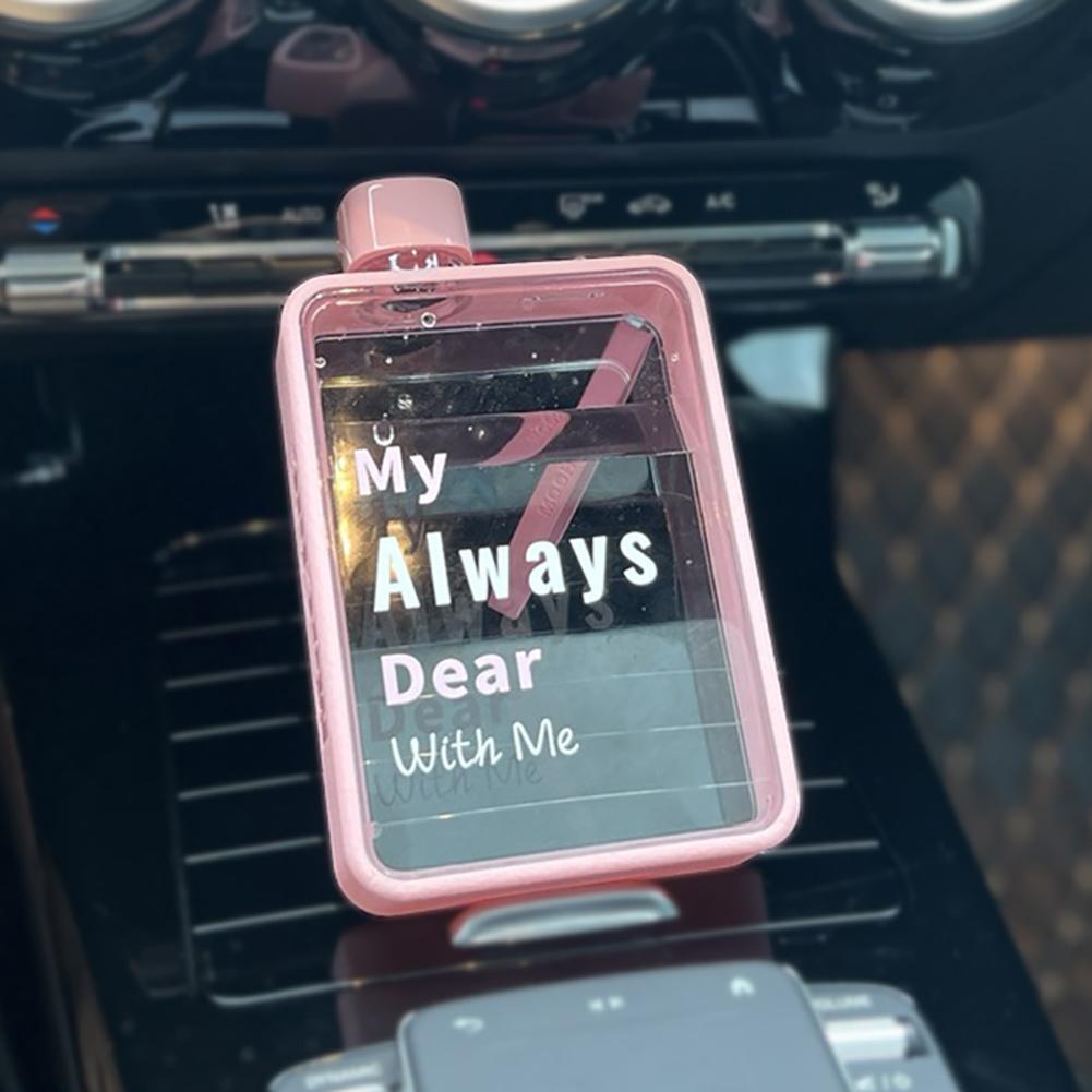 380 ml A5 platt vattenkopp Bärbar Kreativ Stor kapacitet Fyrkantig dricksflaska Sportvattenkanna