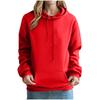 European and American Women's Plus Velvet Loose Casual Pullover Hoodie - 2024 Autumn/Winter Collection