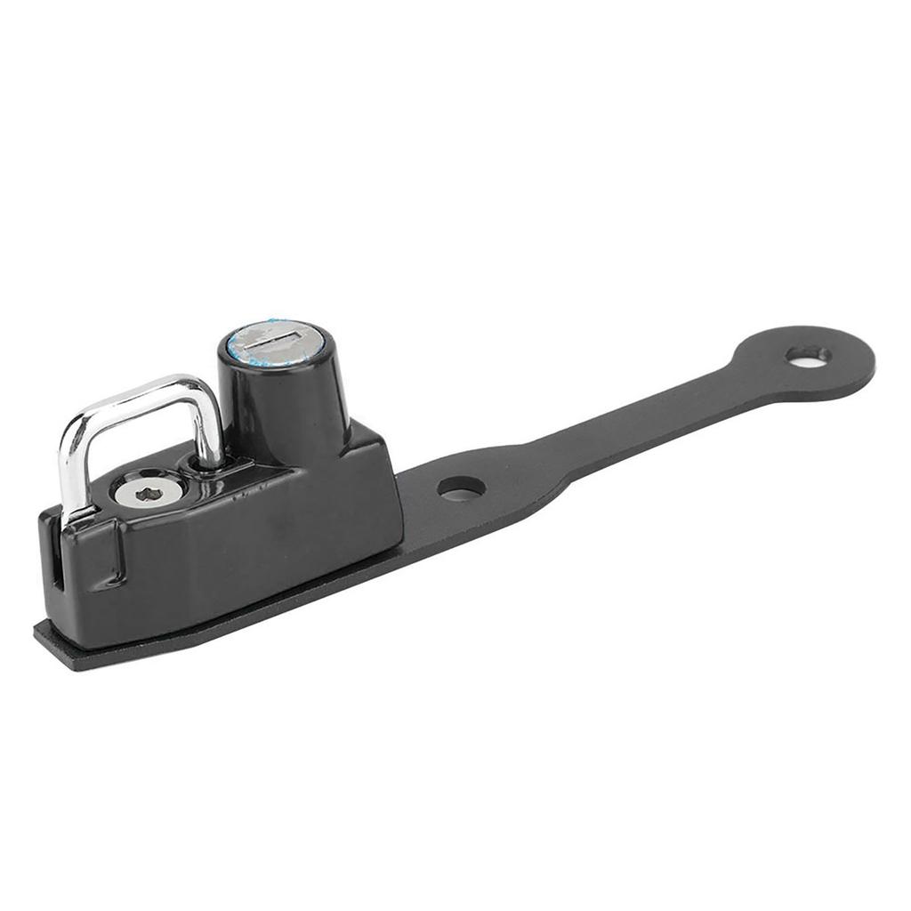 Motorcycle Anti Theft Helmet Lock Left Side Fits for CBR400R CBR500R CB500F(Black )