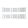 2er-Set Aluminiumlegierung Lüftungsgitter Mehrere Größen Lüftungsabdeckung Küche Abluft