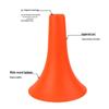 9-Inch Football Training Speaker Cone Marker