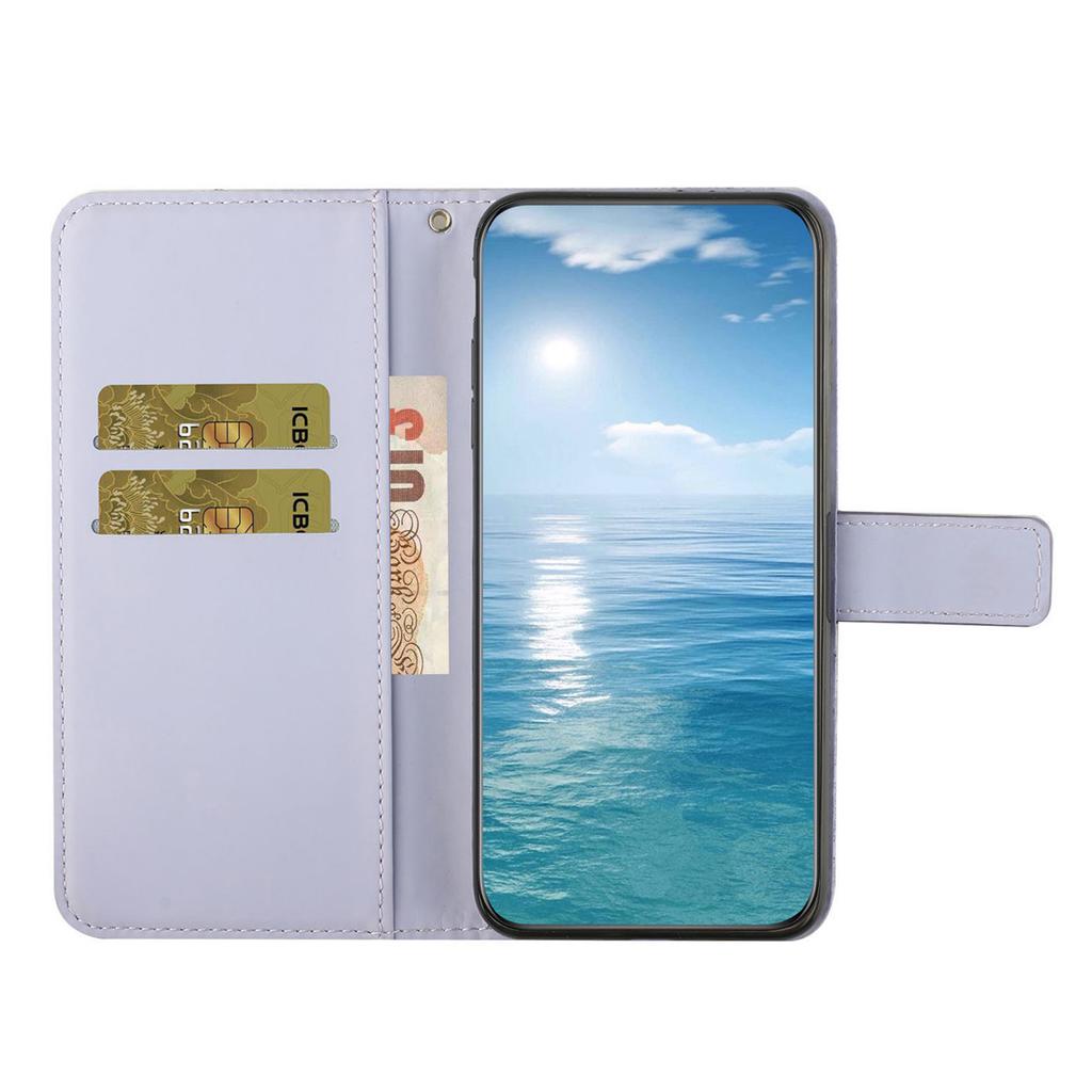 For Xiaomi 14T Pro Case Leather Case Ethnic Style Phone Wallet Cover with Strap