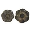 1Pcs Home Room Decoration Flower Shaped Metal Incense Burner Craft Ornament For Spa Yoga Meditation Accessories