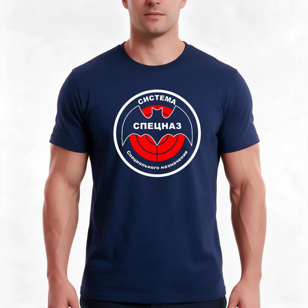 Spetsnaz Bat Tshirt Summer Casual Cotton Tee Oversized Streetwear Tops Vintage Graphic Print Loose Fit Short Sleeve