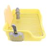 Dog Toilet Stainless Steel Net Stable Structure Easy To Clean Pee Pad Holder Potty Training Tray for Home