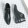 Hot Selling Pointed Chelsea Boots Europe America English Style High Top Shoes Men's Ankle Boots Office Men's Business Boots