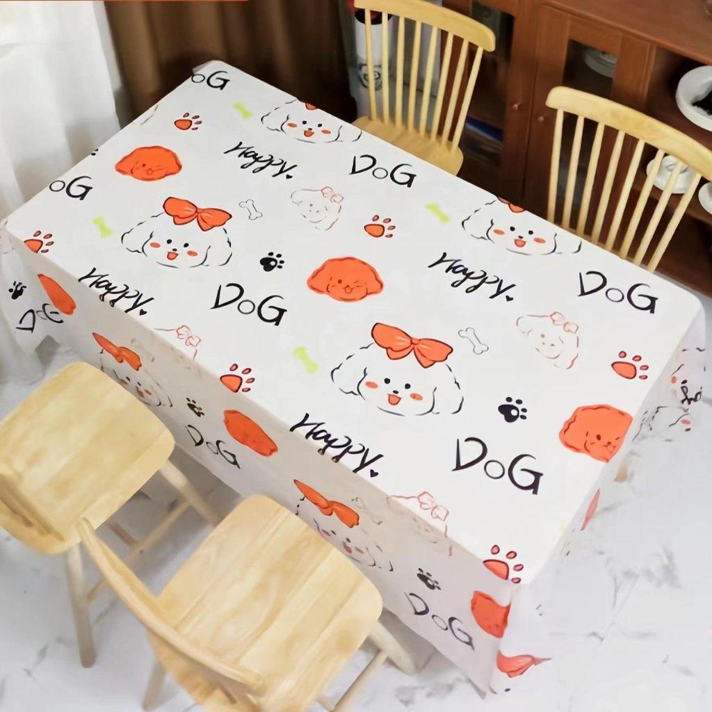 Disposable Starry Birthday Party PEVA Tablecloth - Rectangular, Waterproof & Oilproof