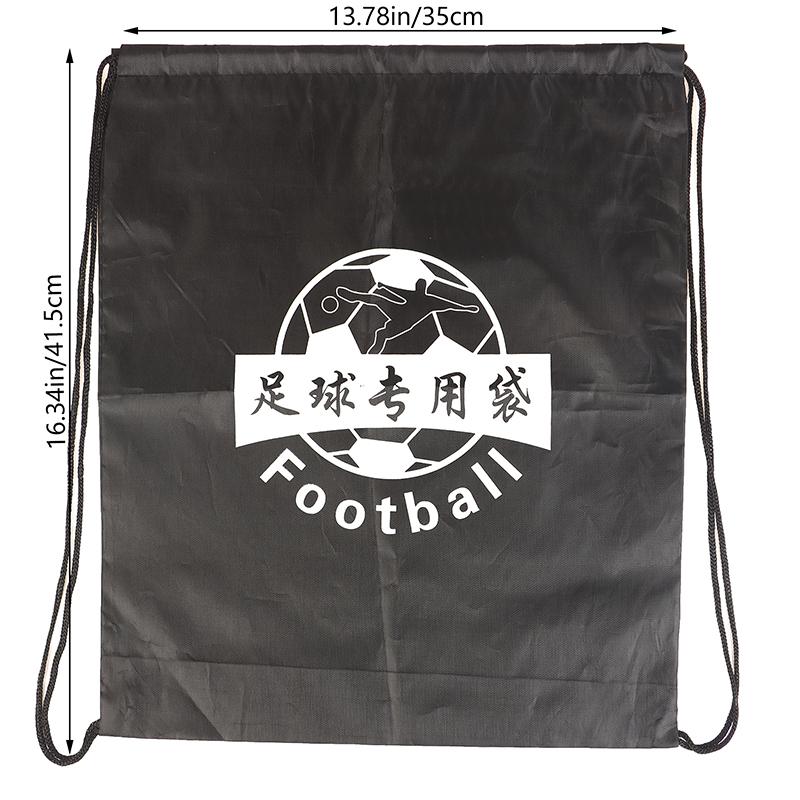 Outdoor Sports Drawstring Storage Bags Gym Men'S Bag Football Volleyball Oxford Cloth Portable Foldable Reusable Backpack