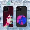 Singer TV Girl Music Albums Magnetic Case: Compatible with IPhone 17,16,15,14,13,12,11,Pro,Max,Plus,Mini,SE4,E