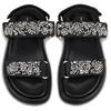 Pool Pillow Comfort Stylish Sandal Women's Black 1A9OKE