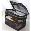Large Capacity Travel Toiletry and Makeup Bag with Mesh Compartments