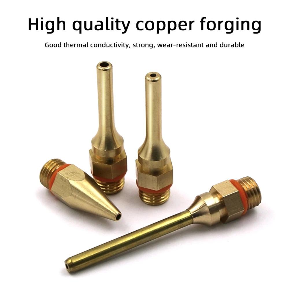 Hot Melt Glue Gun Copper Nozzle Lengthened Glue Gun Nozzle Replace Accessories 2.0x70mm 3.0x50mm 2.0x50mm