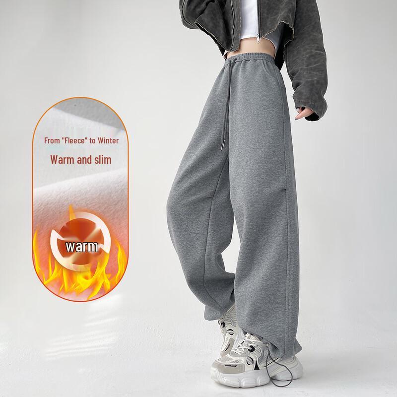 

Женские плюшевые брюки карго прямого кроя HSTYLE M