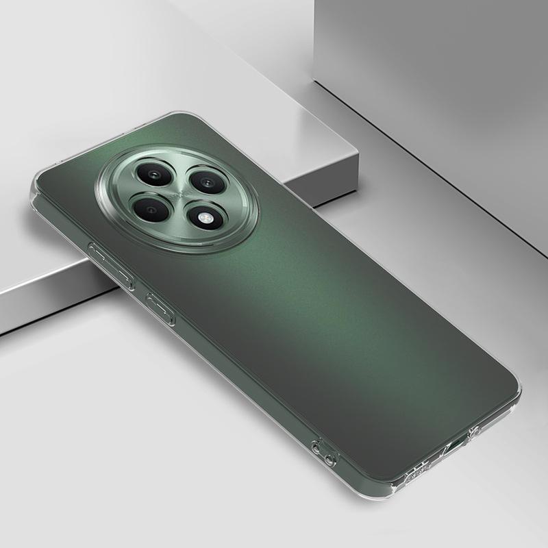 For Reno12 F Case Simple Slim Soft TPU Clear Transparent Phone Case On For OPPO Reno12F G Cover