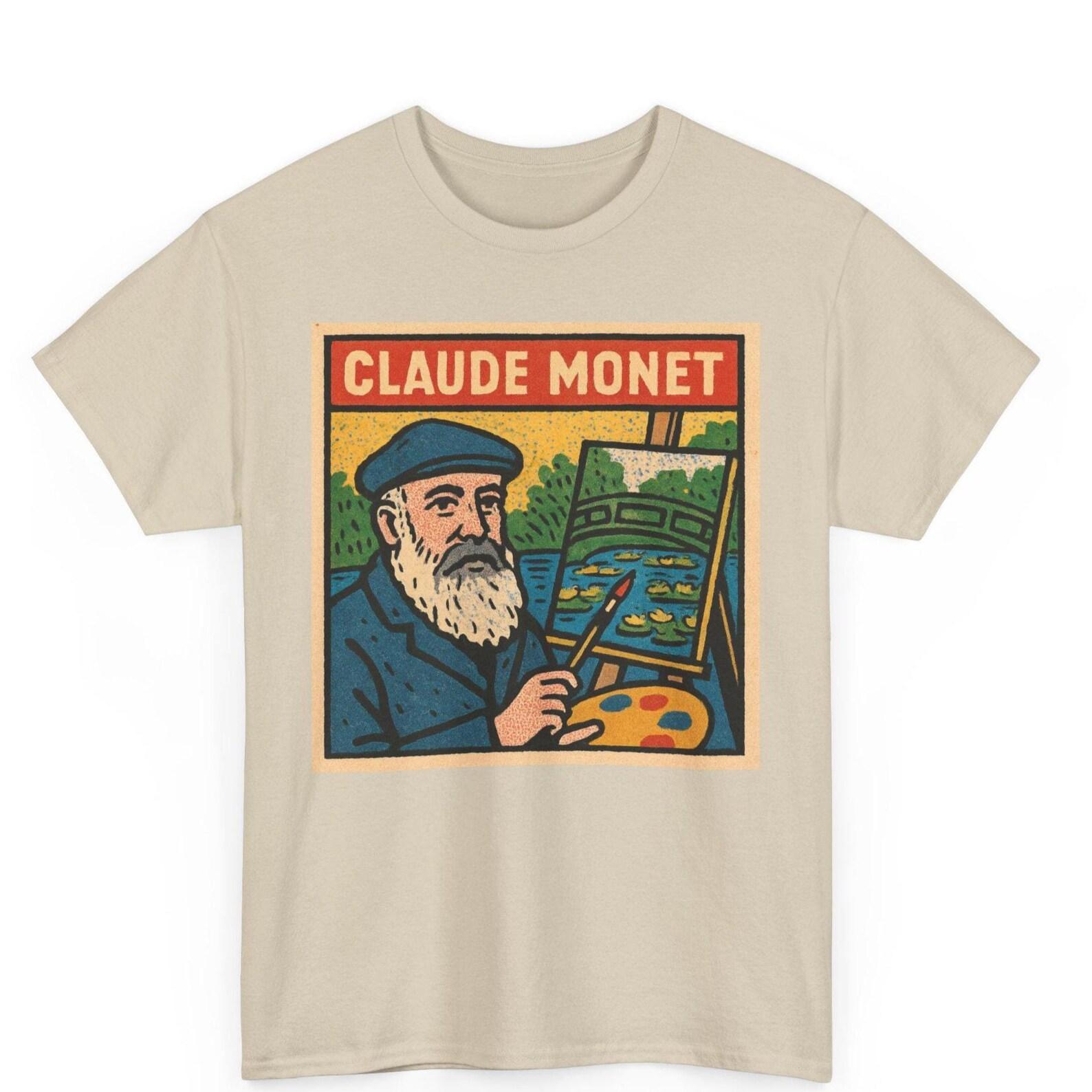 Monet Comic T-Shirt: Vintage Impressionist Art Graphic Tee 3XL