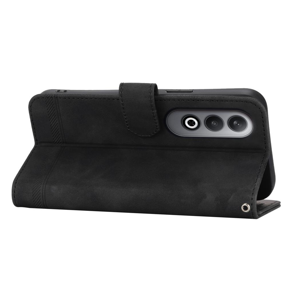 DIERFENG DF-03 For Oppo K12/OnePlus Nord CE4 5G Wallet Case Anti-Drop Leather Phone Cover