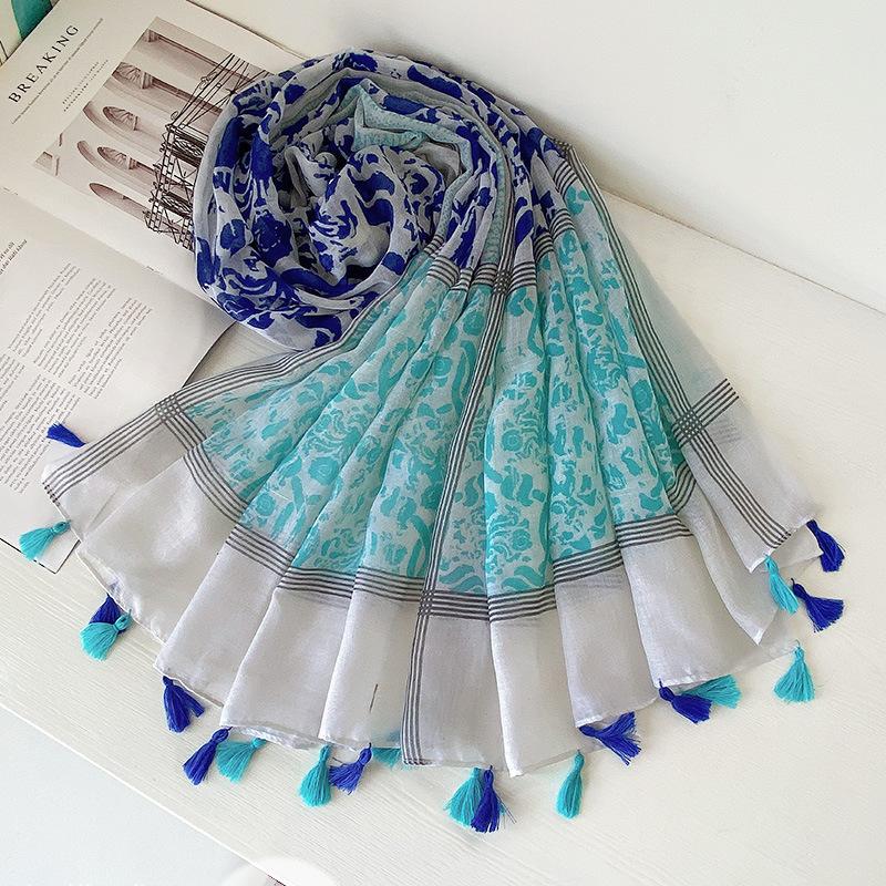 Fashion Scarves, Multifunctional Cotton And Linen Scarves, Women's Thin Shawls