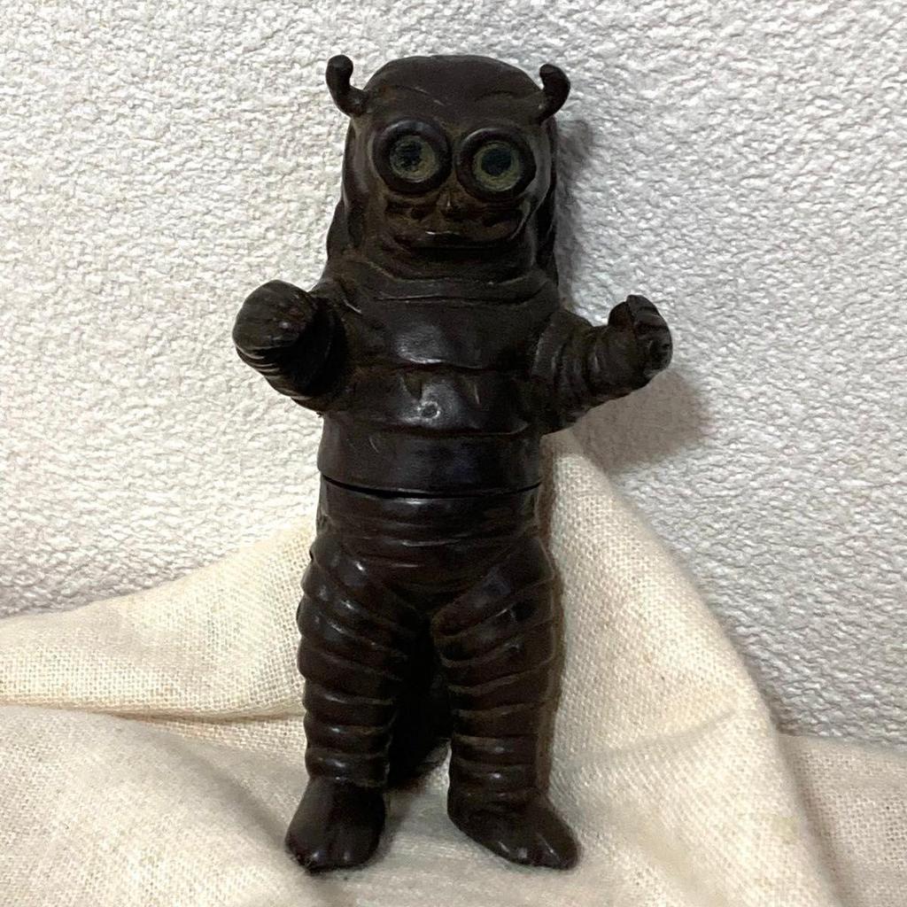 Used At that time Bullmark Mini Soft Vinyl Keira Ultra Monster Showa Retro Ultraman Tsuburaya Pro Figure