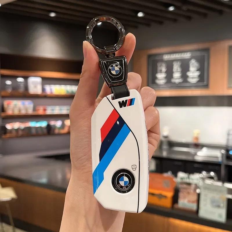 NNEJ4 Car Remote Key Case Cover Shell For BMW 7 Series G70 G09 XM U06 G81 M3 2023 i7 X7 G07 LCI iX I20 X1 U11 Protector Fob