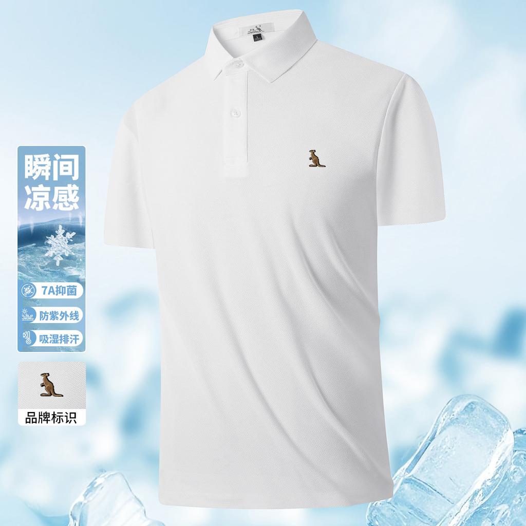 Summer T-shirt Embroidered Short Sleeve Polo Shirt for Men