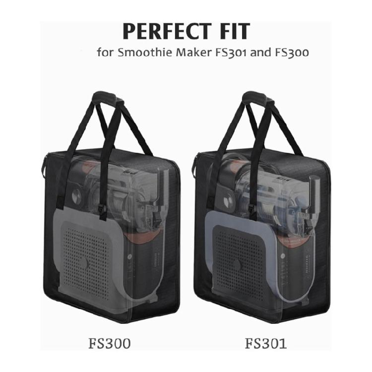 Weatherproof Blender Transport Bag Shock Absorbing Interior Ergonomic Handle Systems for Outdoor Picnics Markets