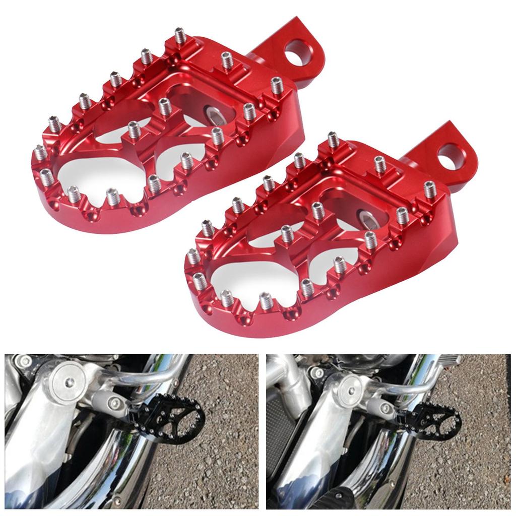 Billet Aluminum Motorcycle Anti-slide Footrests Footpegs for XL883 XL8837-2010