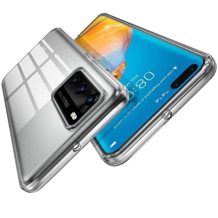 Case for Huawei P40 - Phonillico - Silicone Gel TPU - Soft Protection - Ultra Thin - Transparent