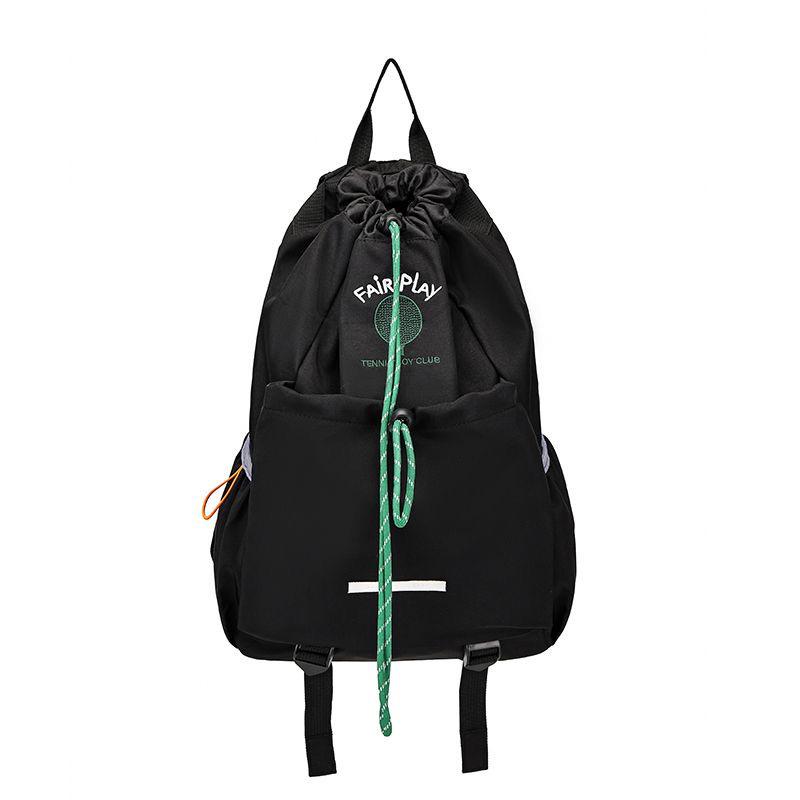 Unisex Lightweight Outdoor Drawstring Sports Backpack - Large Capacity for Mountaineering and Badminton Storage