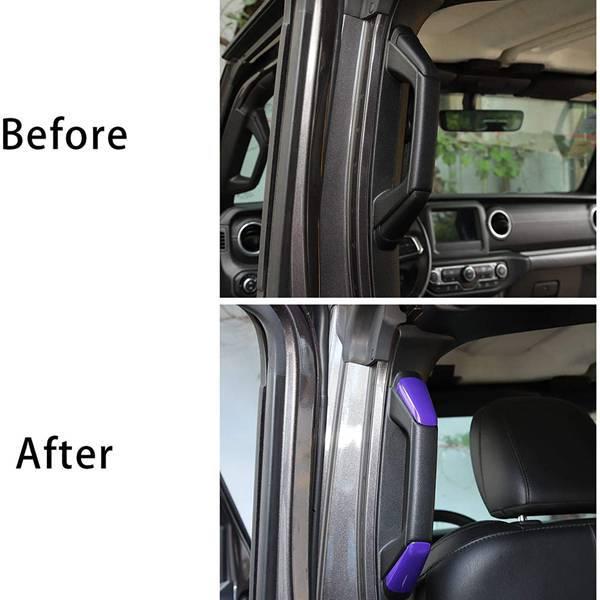 

8-Piece A/B Pillar Grab Handle Decor for 18-20 Jeep Wrangler Gladiator Other