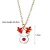 Vintage Skull Claw Pendants Women's Necklaces Long Antique Silver Chain Punk Hiphop Halloween Party Neck Jewelry