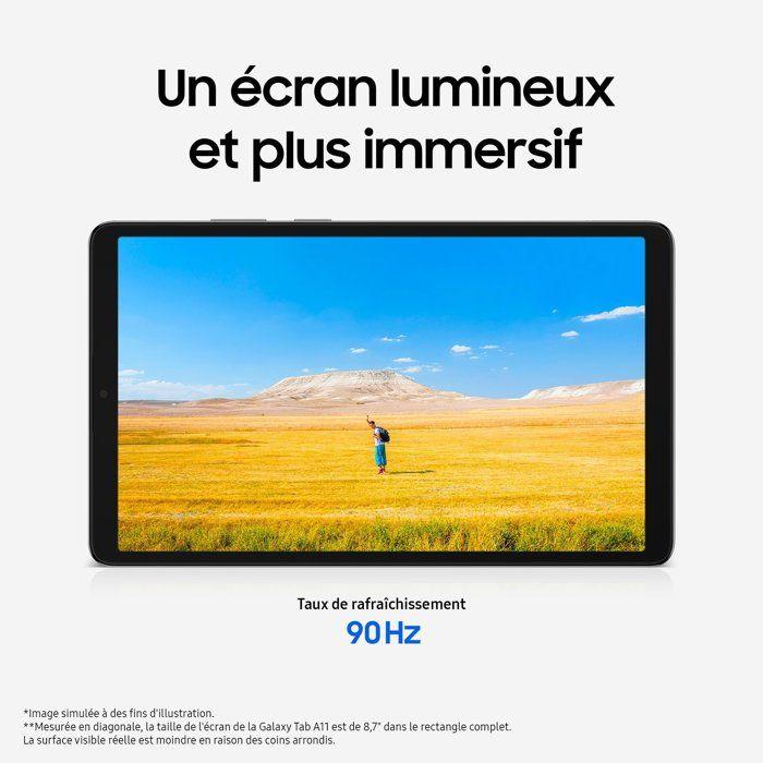Tablette tactile Samsung Galaxy Tab A11 écran 8,7" 64 Go Gris