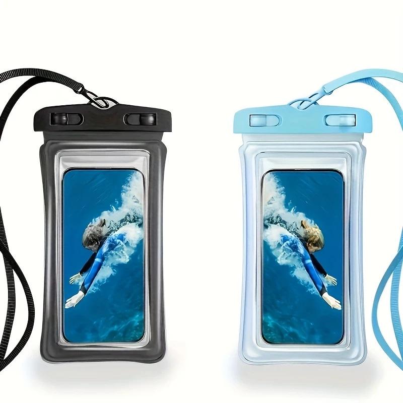 8-Level Waterproof Touchscreen Phone Pouch - Protective Cover for Swimming & Rafting