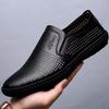 Summer New Hot Sandals Men's Leather Shoes Casual Soft Sole Breathable Business Leather Sandals Sandals