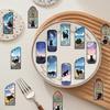 50PCS Dark Gothic Black Cat Cartoon Stickers Aesthetic Graffiti Sticker Phone Suitcase Laptop Cool Tarot Waterproof Decals