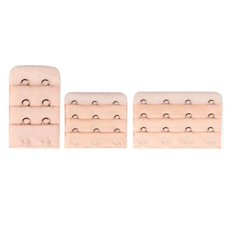100PCS Bra Extension Lingerie Strap Extender Replacement Womens Accessoires With 3 Hooks Bar Extender Buckle Extension Lingerie