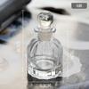 European Retro Court Glass Perfume Bottle Sealed Glass Jar Transparent Candy Jar Kitchen Spice Bottle Girl Room Storage Box Home