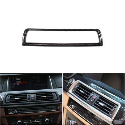 Car Styling Interior Center Console Air Condition Air Vent Outlet Frame Cover Decor Trim For BMW 5 Series F10 F18 2011
